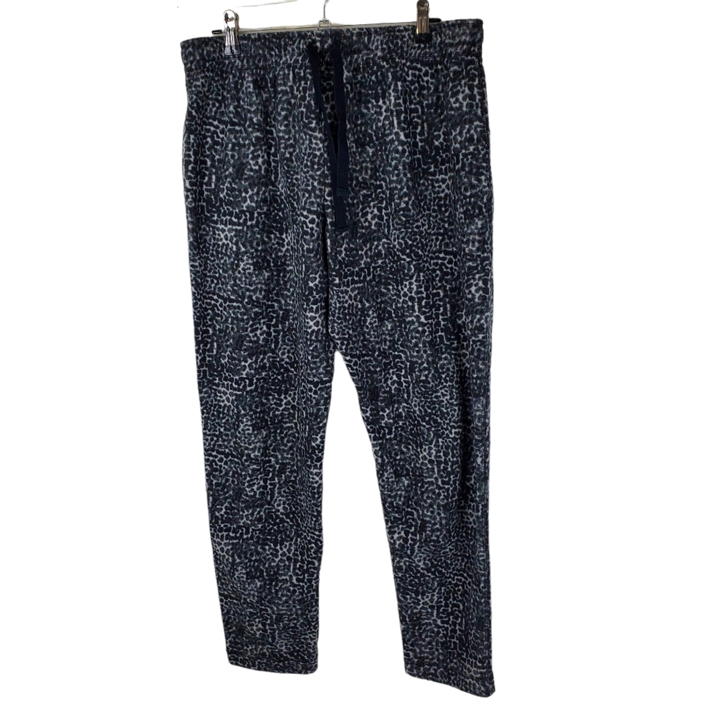 Gilligan & O'Malley animal print fleece pants S